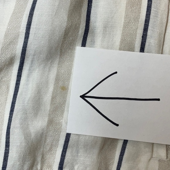 Rails Rowan Linen Blend Jacket Coco Stripe Size Large - Picture 12 of 12